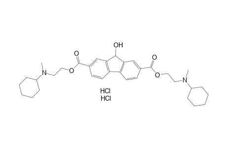 9-hydroxyfluorene-2,7-dicarboxylic acid, bis[2-(N-cyclohexyl-N-methylamino)ethyl] ester, dihydrochloride