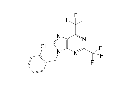 9-(2-Chlorobenzyl)-2,6-bis(trifluoromethyl)-9H-purine