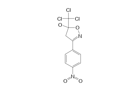 3-p-NITRO-PHENYL-5-HYDROXY-5-TRICHLORO-METHYL-4,5-DIHYDRO-ISOXAZOLE