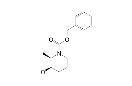 N-BENZYLOXYCARBONYL-3-HYDROXY-2-METHYLPIPERIDINE
