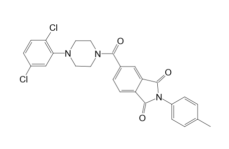 5-[4-(2,5-dichlorophenyl)piperazine-1-carbonyl]-2-(4-methylphenyl)isoindole-1,3-dione