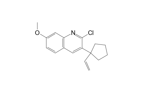 2-Chloro-7-methoxy-3-(1-vinylcyclopentyl)quinoline