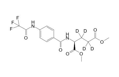 [2',3',4',4'-2H4]dimethyl {p-trifluoroacetamido]benzoyl}-L-glutamate