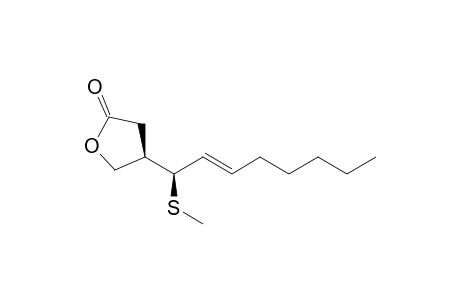 2(3H)-Furanone, dihydro-4-[1-(methylthio)-2-octenyl]-, [R*,R*-(E)]-