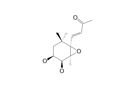 (E)-4-[(1R,4S,5S,6S)-4,5-dihydroxy-2,2,6-trimethyl-7-oxabicyclo[4.1.0]heptan-1-yl]but-3-en-2-one