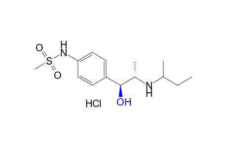erythro-4'-[2-(sec-butylamino)-1-hydroxypropyl]methanesulfonanilide, hydrochloride