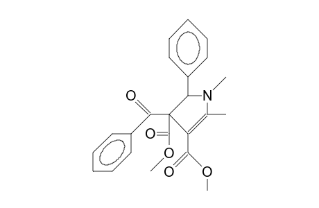 4-Benzoyl-3,4-dicarbomethoxy-1,2-dimethyl-5-phenyl-2-pyrroline