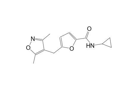 N-cyclopropyl-5-[(3,5-dimethyl-4-isoxazolyl)methyl]-2-furamide