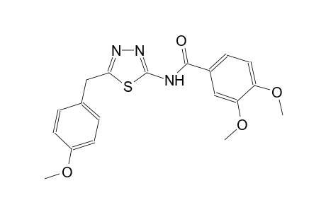 3,4-dimethoxy-N-[5-(4-methoxybenzyl)-1,3,4-thiadiazol-2-yl]benzamide