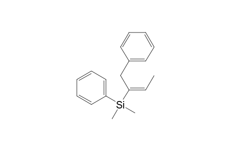 Silane, dimethylphenyl[1-(phenylmethyl)-1-propenyl]-, (E)-