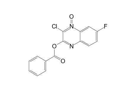 3-(Benzoyloxy)-2-chloro-7-fluoroquinoxaline 1-Oxide