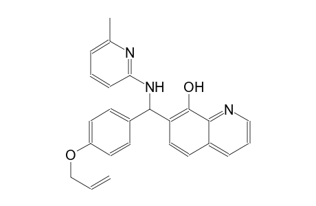 7-{[4-(allyloxy)phenyl][(6-methyl-2-pyridinyl)amino]methyl}-8-quinolinol