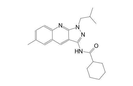 N-(1-isobutyl-6-methyl-1H-pyrazolo[3,4-b]quinolin-3-yl)cyclohexanecarboxamide