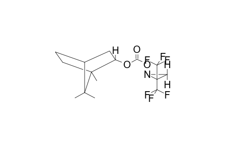 2,2-BIS(TRIFLUOROMETHYL)-1-[(R,S)-(1,7,7-TRIMETHYLBICYCLO[2.2.1]HEPT-2-YLOXY)CARBONYLOXY]AZIRIDINE