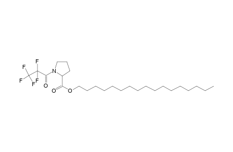 L-Proline, N-pentafluoropropionyl-, heptadecyl ester