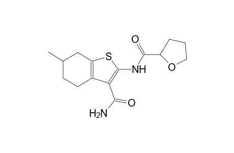 N-[3-(aminocarbonyl)-6-methyl-4,5,6,7-tetrahydro-1-benzothien-2-yl]tetrahydro-2-furancarboxamide