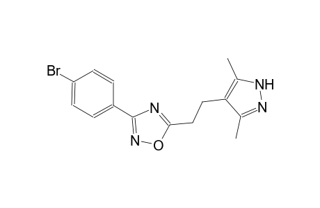 1,2,4-oxadiazole, 3-(4-bromophenyl)-5-[2-(3,5-dimethyl-1H-pyrazol-4-yl)ethyl]-