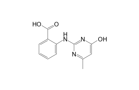 N-(4-hydroxy-6-methyl-2-pyrimidinyl)anthranilic acid
