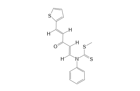 METHYL-(E,E)-5-THIENYL-N-PHENYL-3-OXO-1,4-PENTADIENE-1-AMINE-N-DITHIOCARBOXYLATE