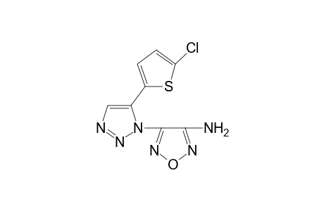 1,2,5-Oxadiazol-3-amine, 4-[5-(5-chloro-2-thienyl)-1H-1,2,3-triazol-1-yl]-