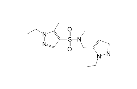 1H-pyrazole-4-sulfonamide, 1-ethyl-N-[(1-ethyl-1H-pyrazol-5-yl)methyl]-N,5-dimethyl-