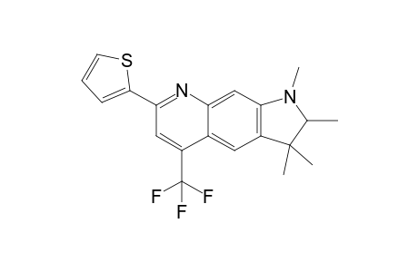 1,2,3,3-tetramethyl-7-(2-thienyl)-5-(trifluoromethyl)-2H-pyrrolo[3,2-g]quinoline