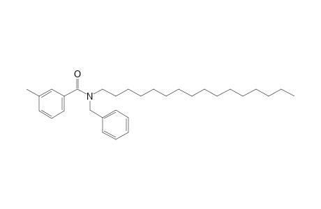 Benzamide, 3-methyl-N-benzyl-N-hexadecyl-