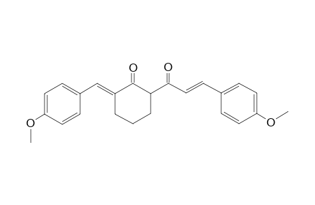 2-[(E)-3-(4-Methoxyphenyl)acryloyl]-6-[1-(4-methoxyphenyl)meth-(E)-ylidene]-cyclohexanone