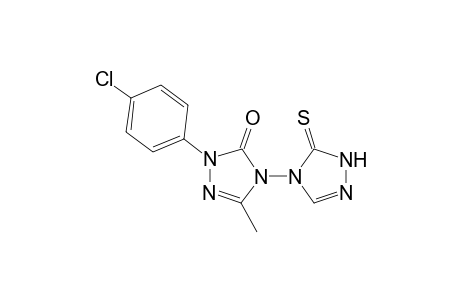 5-Methyl-2-(p-chlorophenyl)-5'-thioxo-[4,4'-bis(1,2,4)-triazol]-3(1'H,2H)-one