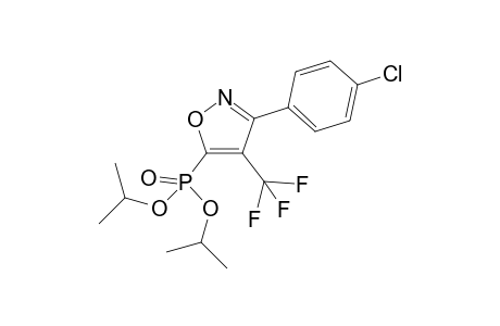 3-(4-Chlorophenyl)-5-di(propan-2-yloxy)phosphoryl-4-(trifluoromethyl)-1,2-oxazole