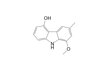 5-Hydroxy-1-methoxy-3-methylcarbazole