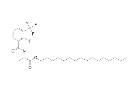 D-Alanine, N-(2-fluoro-3-trifluoromethylbenzoyl)-, hexadecyl ester