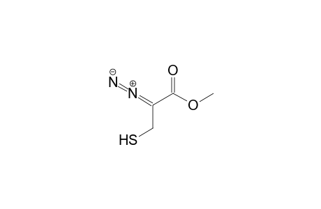 Methyl 2-diazo-3-mercaptopropionate