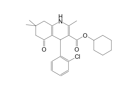 cyclohexyl 4-(2-chlorophenyl)-2,7,7-trimethyl-5-oxo-1,4,5,6,7,8-hexahydro-3-quinolinecarboxylate