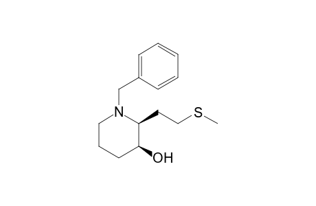 (2S,3S)-1-Benzyl-2-(2-methylthioethyl)-3-piperidinol