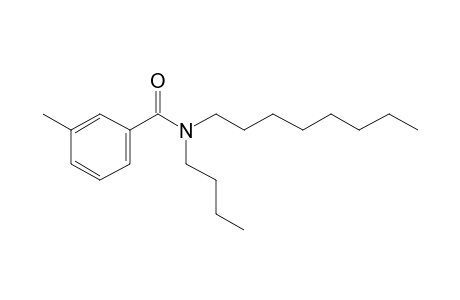 Benzamide, 3-methyl-N-butyl-N-octyl-