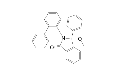 1H-Isoindol-1-one, 2-[1,1'-biphenyl]-2-yl-2,3-dihydro-3-methoxy-3-phenyl-