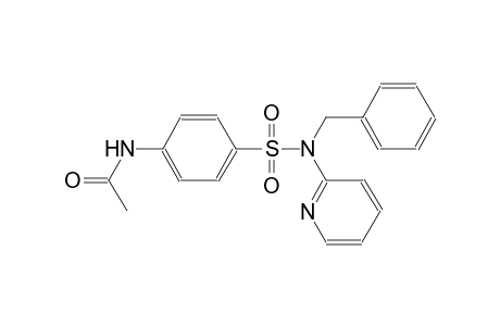 N-(4-{[benzyl(2-pyridinyl)amino]sulfonyl}phenyl)acetamide