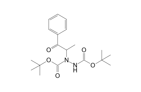 Di(tert-butyl) 1-(1-methyl-2-oxophenylethyl)-1,2-hydrazinedicarboxylate