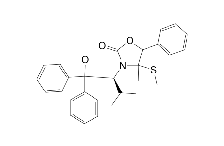 3-[(S)-1-(HYDROXYDIPHENYLMETHYL)-2-METHYLPROPYL]-4-METHYL-4-(METHYLSULFANYL)-5-PHENYLOXAZOLIDIN-2-ONE