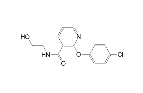 2-(4-Chlorophenoxy)-N-(2-hydroxyethyl)nicotinamide