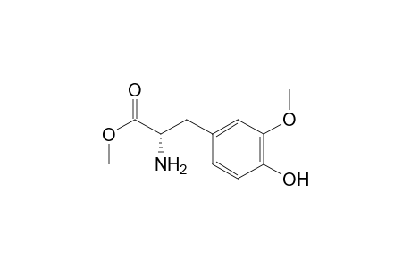 (2S)-2-amino-3-(4-hydroxy-3-methoxy-phenyl)propionic acid methyl ester