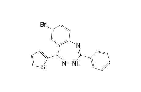 7-Bromo-2-phenyl-5-thiophen-2-yl-3H-benzo[e][1,2,4]triazepine