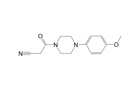 3-[4-(4-methoxyphenyl)-1-piperazinyl]-3-oxopropanenitrile