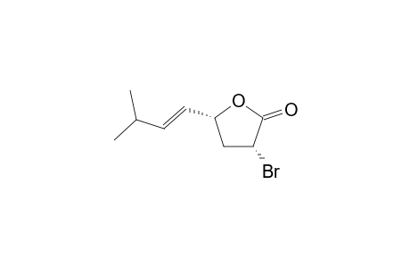 3,5-cis-3-Bromo-5-((E)-3-methyl-1-butenyl]-4,5-dihydro-2(3H)-furanone