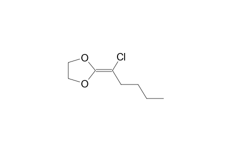 2-ALPHA-CHLOROPENTYLIDENE-1,3-DIOXOLANE