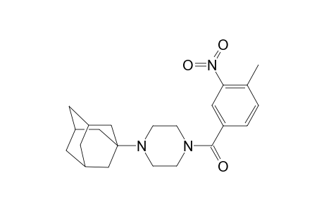 (4-Adamantan-1-ylpiperazin-1-yl)(4-methyl-3-nitrophenyl)methanone