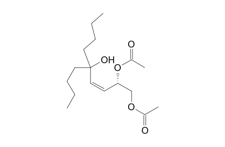 3-Nonene-1,2,5-triol, 5-butyl-, 1,2-diacetate, [S-(Z)]-
