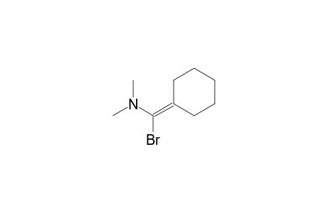 1-bromanyl-1-cyclohexylidene-N,N-dimethyl-methanamine