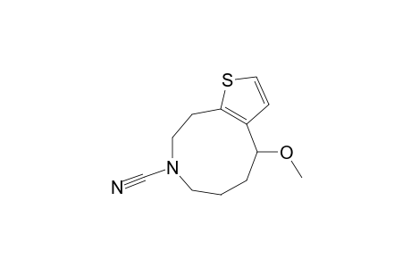 8H-Thieno[2,3-d]azonine-8-carbonitrile, 4,5,6,7,9,10-hexahydro-4-methoxy-